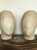 Vintage Cloth Covered Display Head/Wig Stand - Decorative Antiques UK  - 1