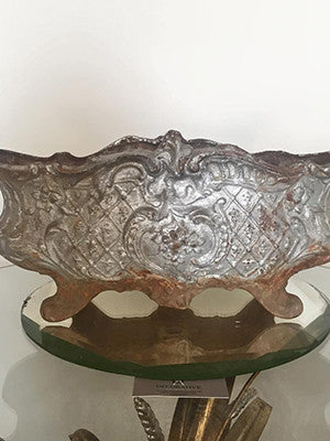 Antique 19th Century French Jardiniere/Planter in Silver - Decorative Antiques UK  - 1