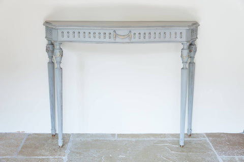 Vintage French Painted Console table - Decorative Antiques UK  - 1