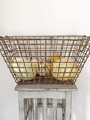 Beautiful Vintage French Oyster Baskets - Decorative Antiques UK  - 1