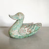 Rare Pair Vintage French Wooden Decoy Ducks with original paint - Decorative Antiques UK  - 4