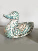 Rare Pair Vintage French Wooden Decoy Ducks with original paint - Decorative Antiques UK  - 1