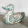 Rare Pair Vintage French Wooden Decoy Ducks with original paint - Decorative Antiques UK  - 3