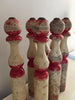 Vintage French Wooden Skittles with original paint - Decorative Antiques UK  - 4
