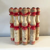 Vintage French Wooden Skittles with original paint - Decorative Antiques UK  - 5
