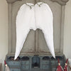 Large Angel Wings made from Antique French White Linen - Decorative Antiques UK  - 1