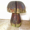 Vintage Wooden Garden Mushroom Stool/Ornament - Decorative Antiques UK  - 3