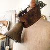 Antique French Goat's Bell on Leather Collar - Decorative Antiques UK  - 4
