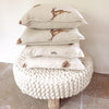 Beautiful Peony and Sage Cushions - Decorative Antiques UK  - 2