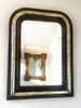 Antique French Louis Philippe Arch Mirror with Silver Gilt - Decorative Antiques UK  - 1