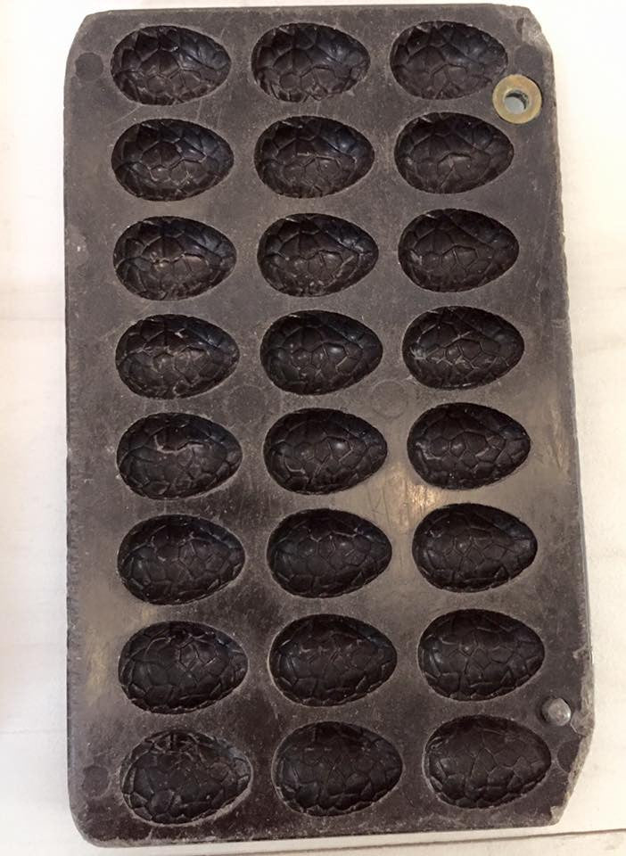 Collection 1930's Bakelite Belgian Chocolate egg moulds - Decorative Antiques UK  - 4