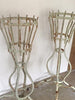 Pair of Vintage French Iron Tall Planters with lions claw feet - Decorative Antiques UK  - 5