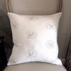 Beautiful Handmade Peony and Sage Linen Cushions