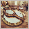 Antique French Gilt Hand Mirror - Decorative Antiques UK  - 3