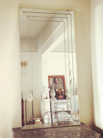 Stunning Large Mid Century Italian Mirror - Decorative Antiques UK  - 1
