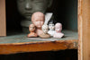 Collection of Antique Miniature porcelain Dolls heads - Decorative Antiques UK  - 2