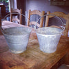 Vintage Galvanised Small buckets - Decorative Antiques UK  - 3