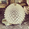 Gorgeous Mid Century Glass Pineapple and Brass Ceiling Light - Decorative Antiques UK  - 2