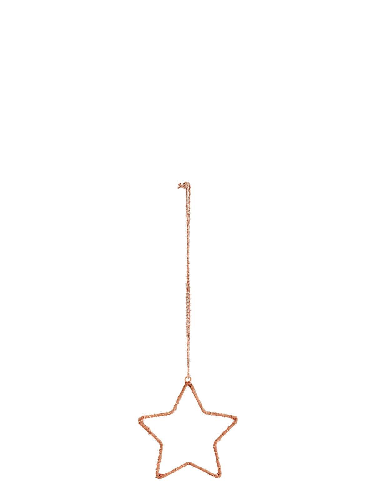 Hanging fabric star