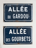 Vintage French Enamel Road Signs - Decorative Antiques UK  - 1