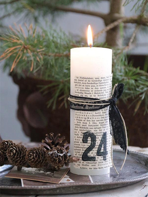 Jeanne D'Arc Living Decorated Pillar Candles - Decorative Antiques UK  - 1