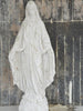 Large White Patinated Madonna Statue - Decorative Antiques UK  - 1