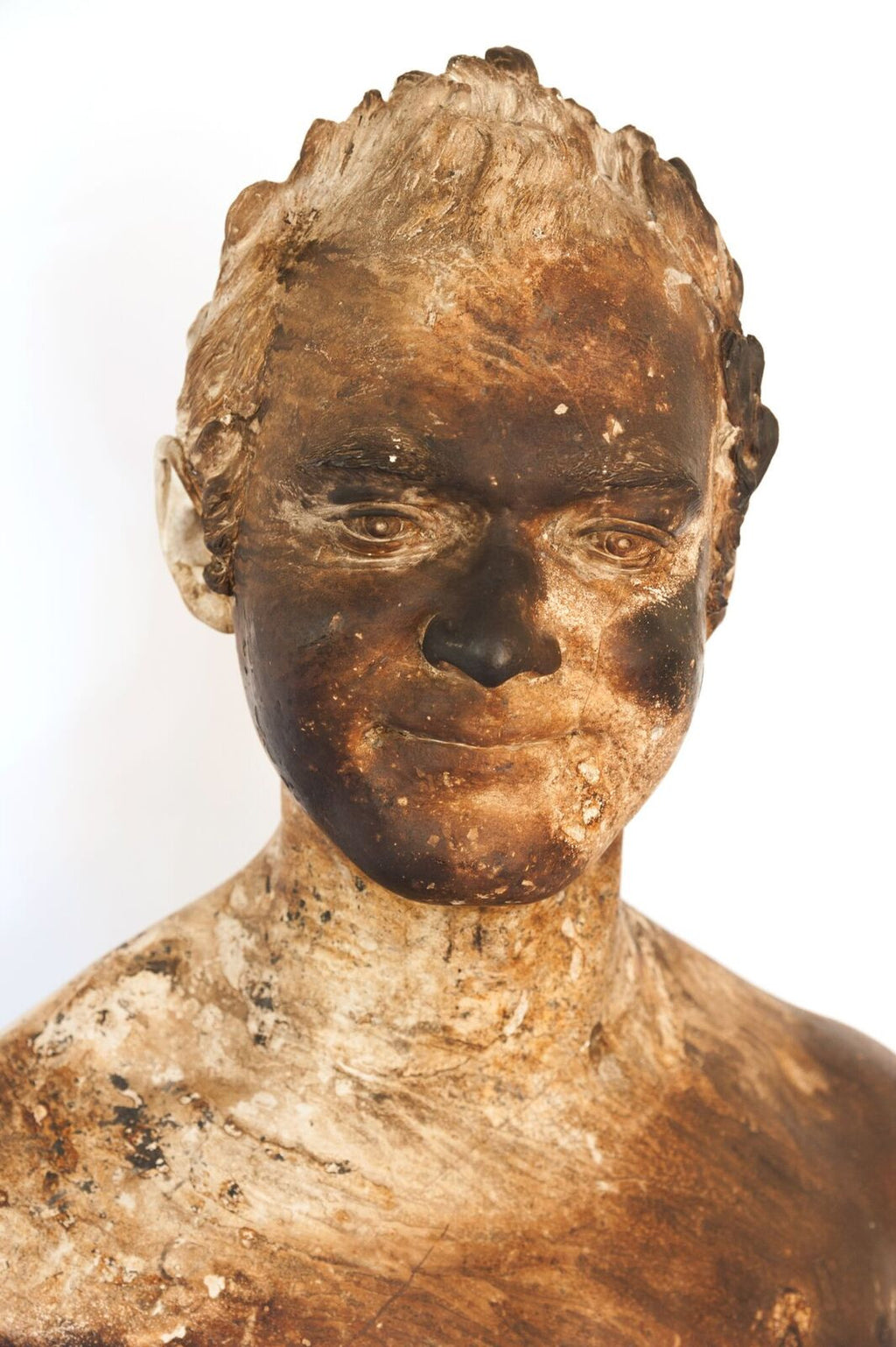 Antique 19th Century Portrait Bust, signed by Enoch Wood
