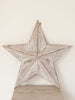 Wooden Barn Stars with distressed white paint finish - Decorative Antiques UK  - 1