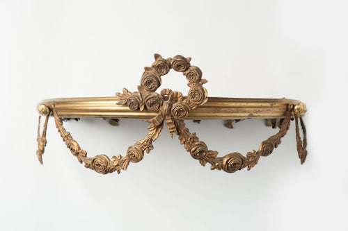 Amazing Antique French Ciel De Lit, Gilded Bronze