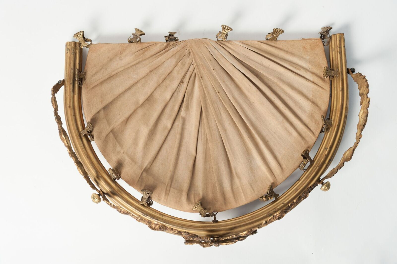 Amazing Antique French Ciel De Lit, Gilded Bronze