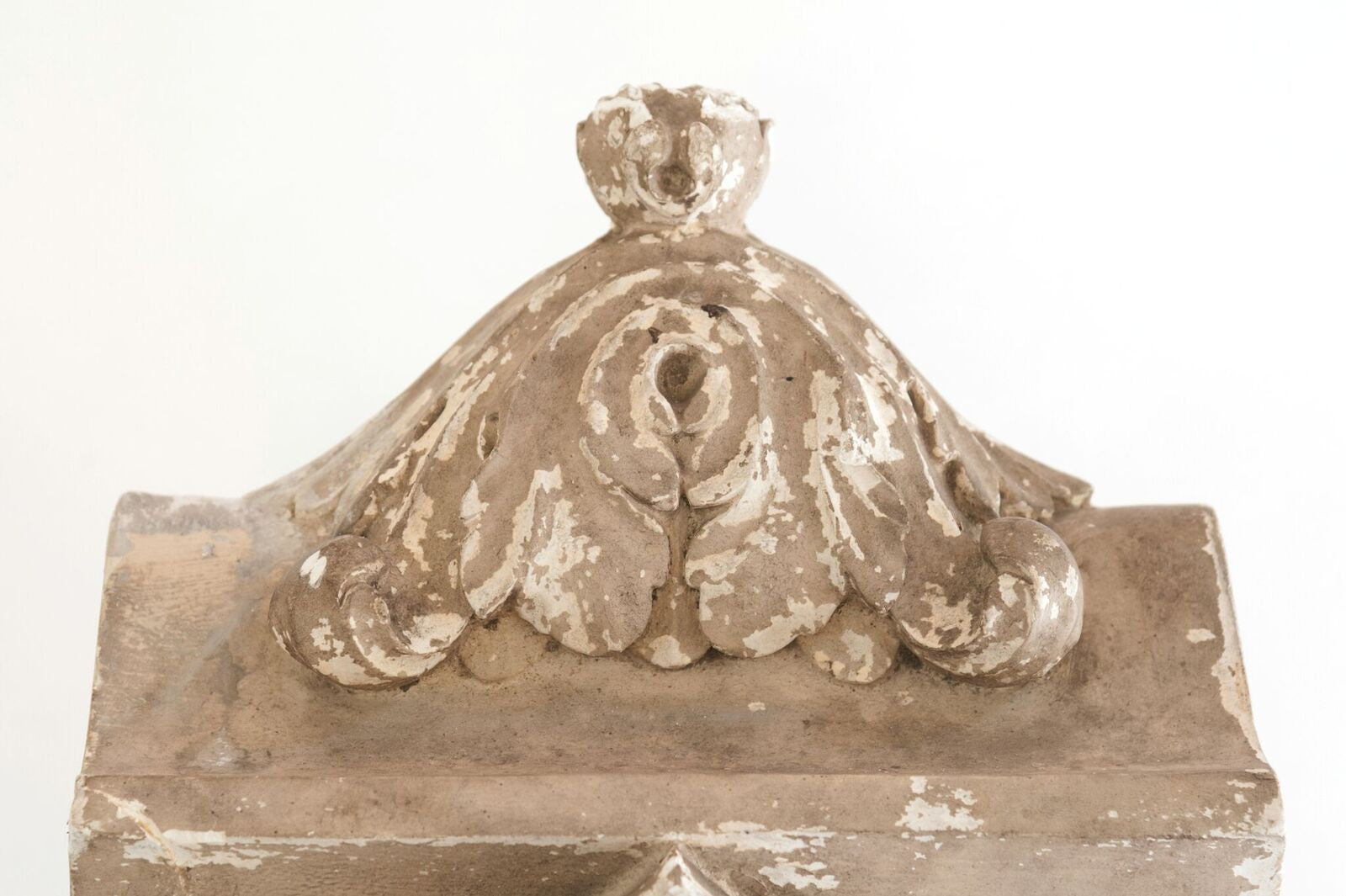 Amazing Antique French Plaster Corbel