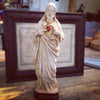 Vintage Sacred Heart Jesus Chalk Figurine - Decorative Antiques UK  - 2