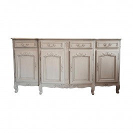 A late 19th-Centry French Enfilade, later painted in grey - Decorative Antiques UK  - 2