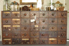 Amazing Antique Seed Drawer Cabinet