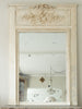Antique French Painted Trumeau Mirror