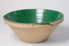 Antique 19th Century French Tian Bowl Green Glaze