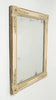 Antique 19th Century French painted mercury mirror