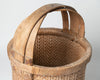 Antique Chinese bentwood handle willow basket
