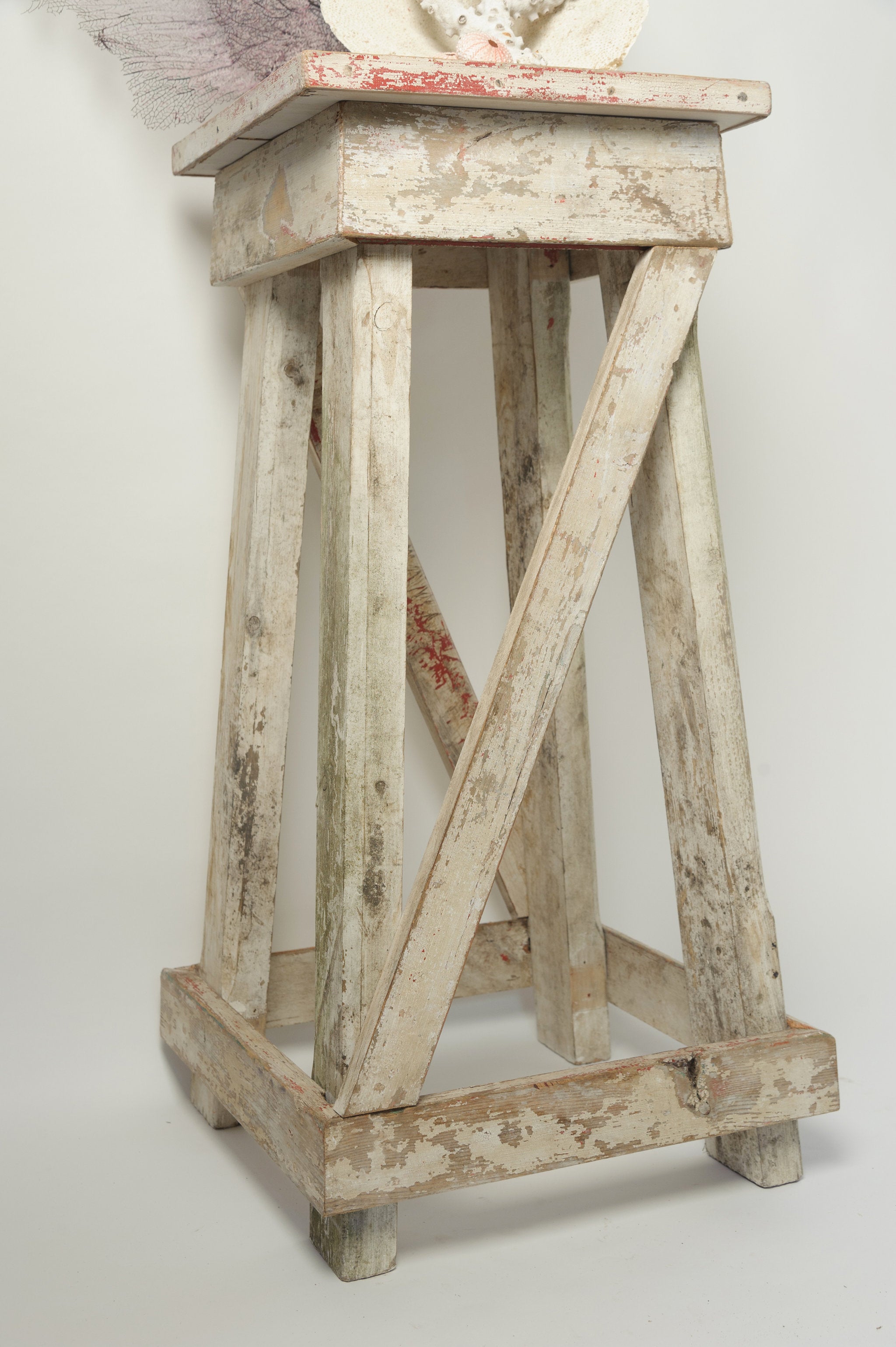 Antique Italian Rustic Sculptures Stand