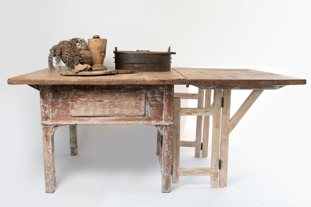 Antique 18th Century Baroque Country Kitchen table