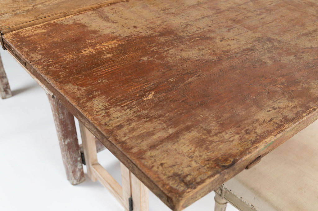 Antique 18th Century Baroque Country Kitchen table