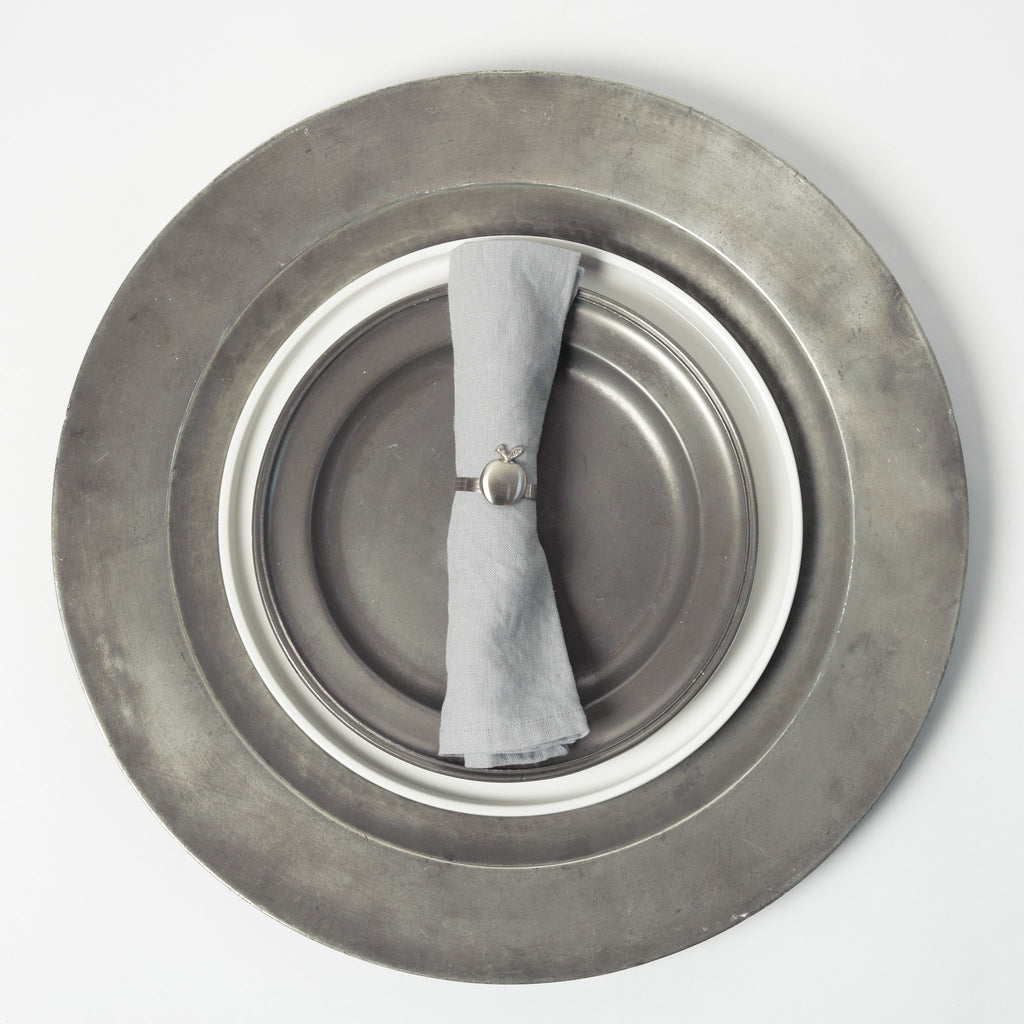 Antique Pewter Charger 42cm