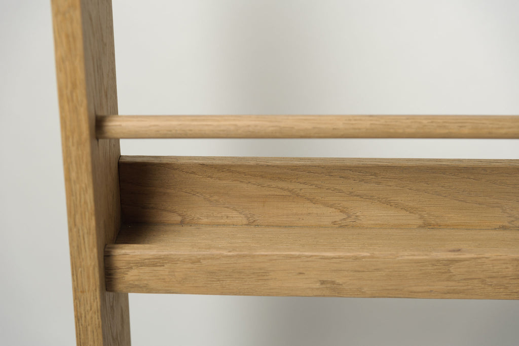 Handcrafted Oak Plate Rack