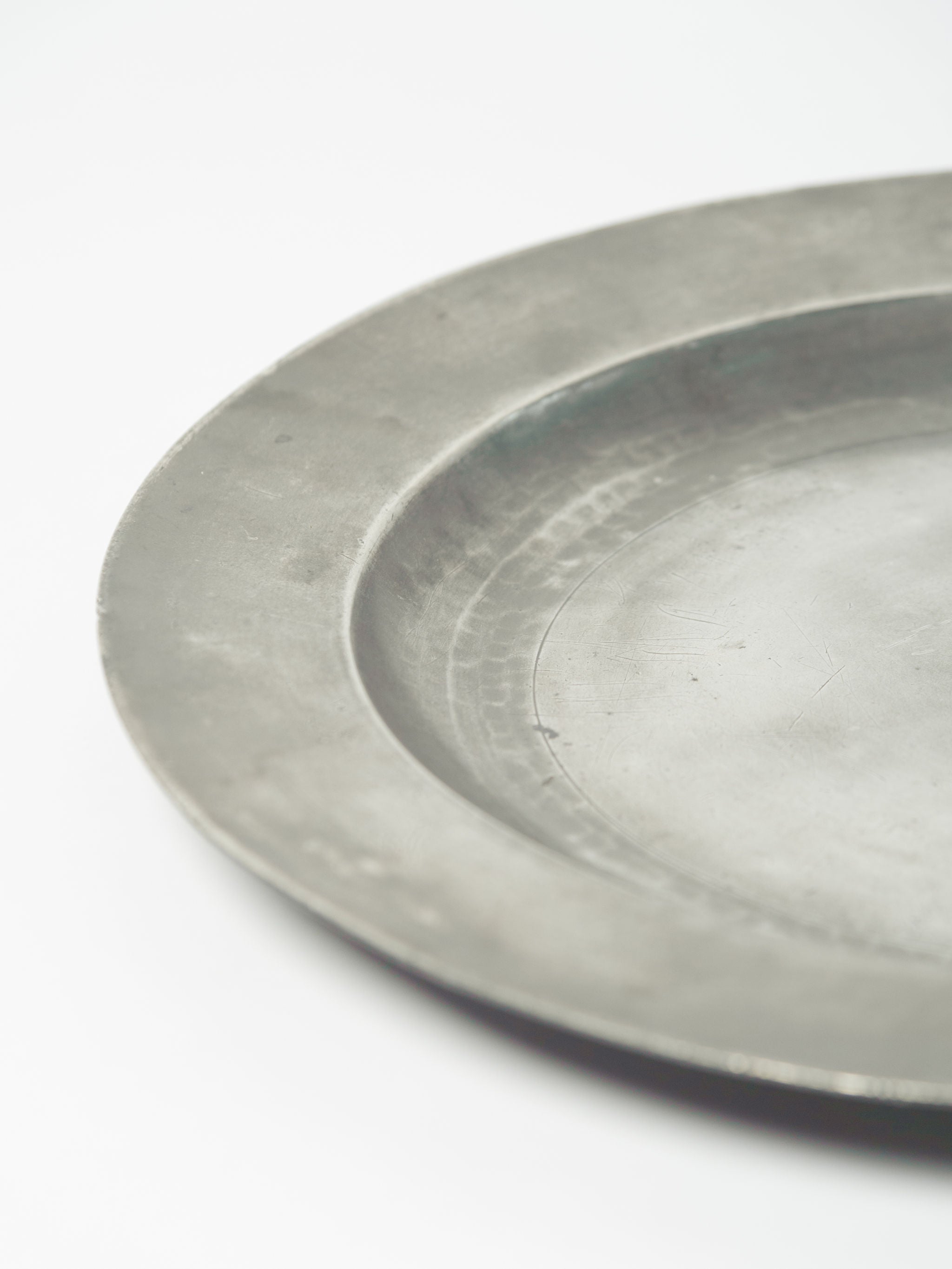 Antique Pewter Charger 42cm