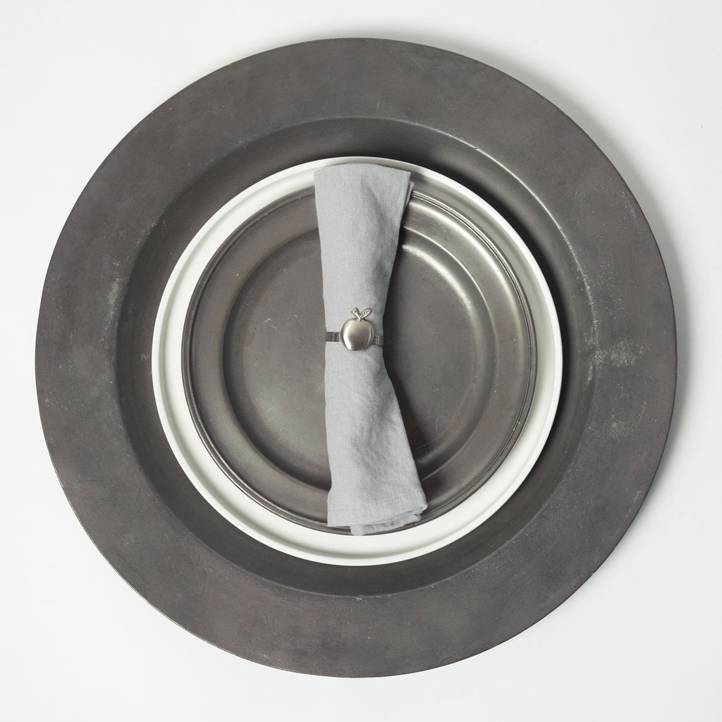 Antique Pewter Charger 42cm