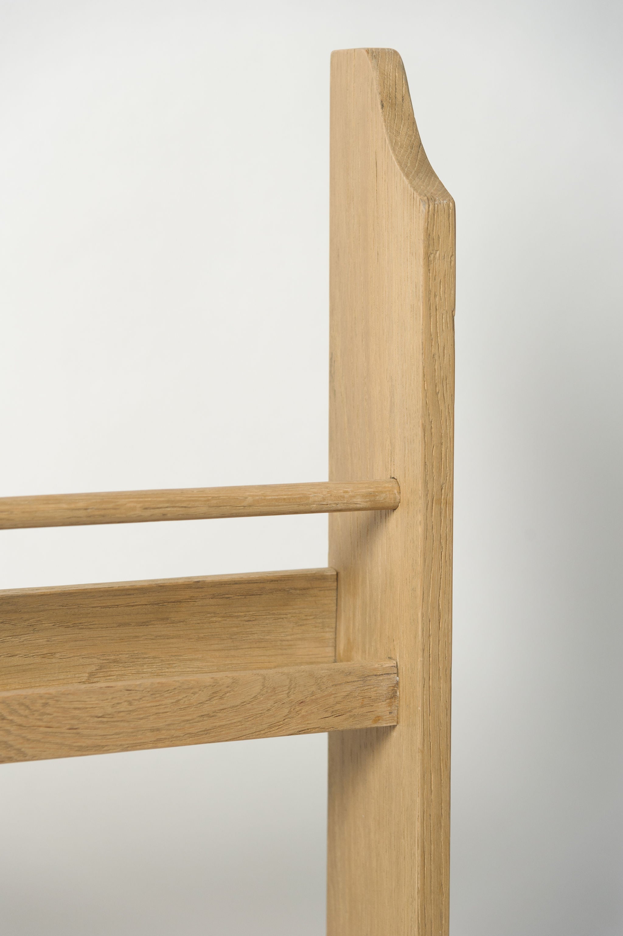 Handcrafted Oak Plate Rack