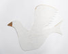 Handcrafted metal shaker style dove