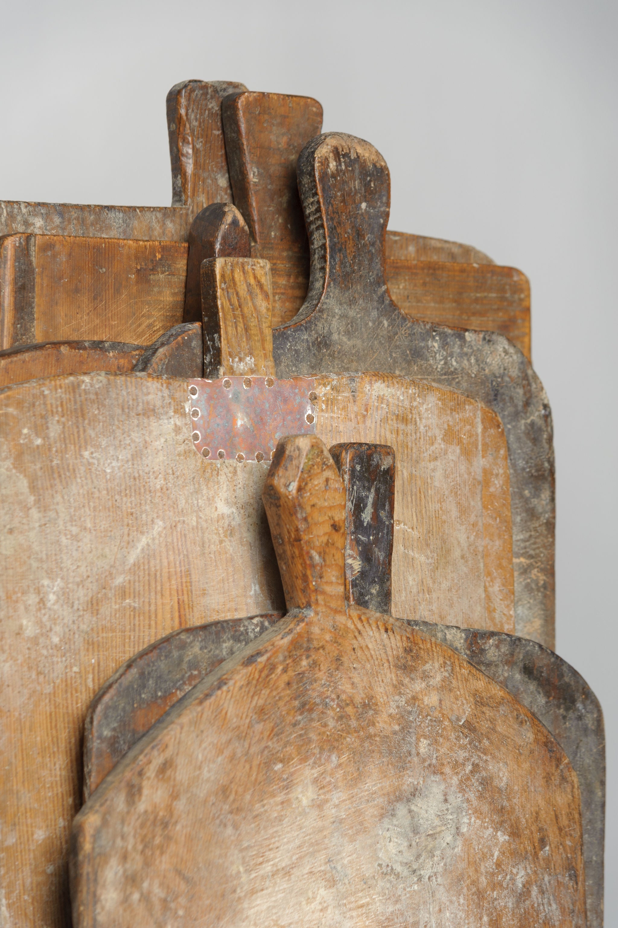 Amazing large antique dough board