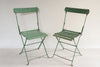 Set of 6 Vintage French Folding Cafe chairs - Decorative Antiques UK  - 2