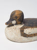 Antique Wooden Decoy Duck with original paint, folk art